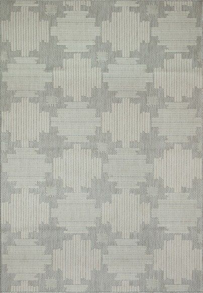 Dynamic Rugs VILLA 1644-109 Light Grey and Silver